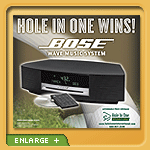 Hole In One Insurance Auxiliary Prize Sign
